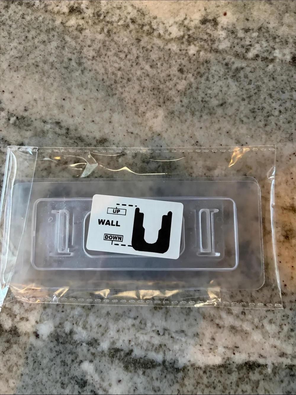 Universal Clear Plastic Wall Phone Mount Bracket